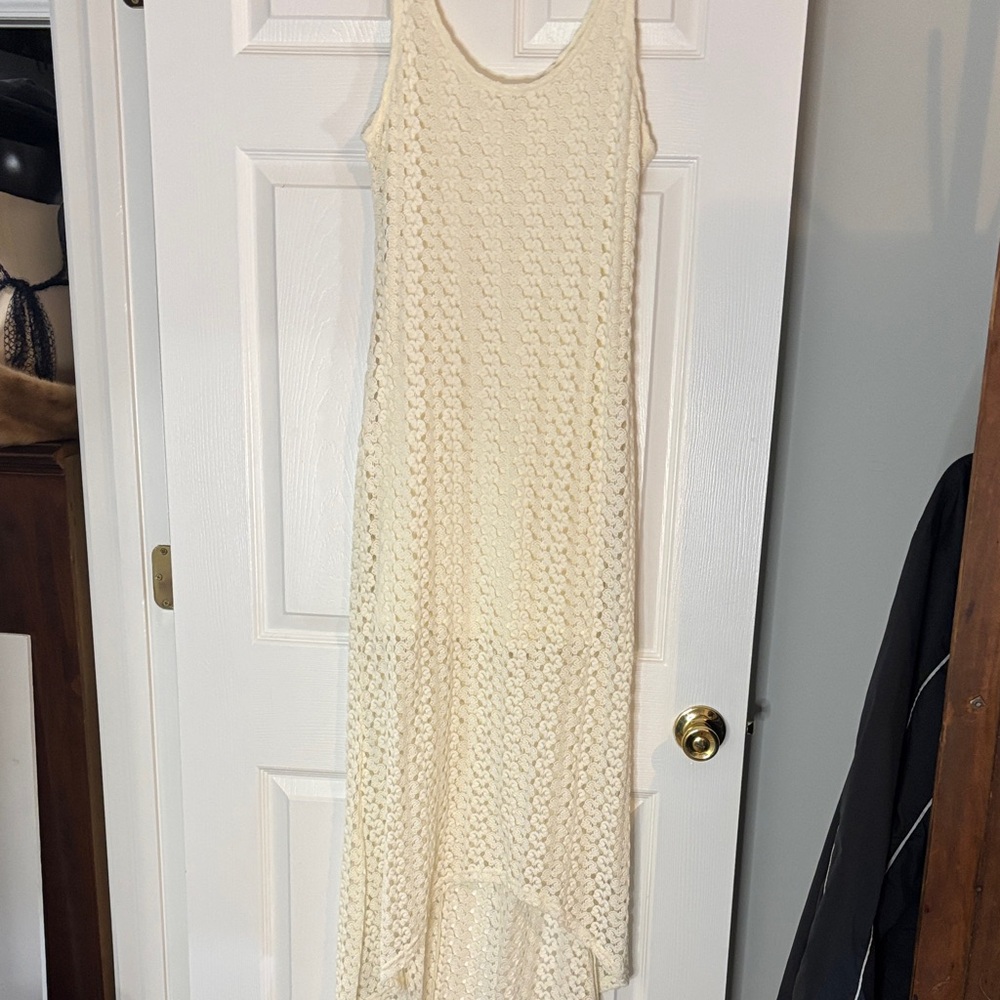 New Xhilaration Cream High Low Dress